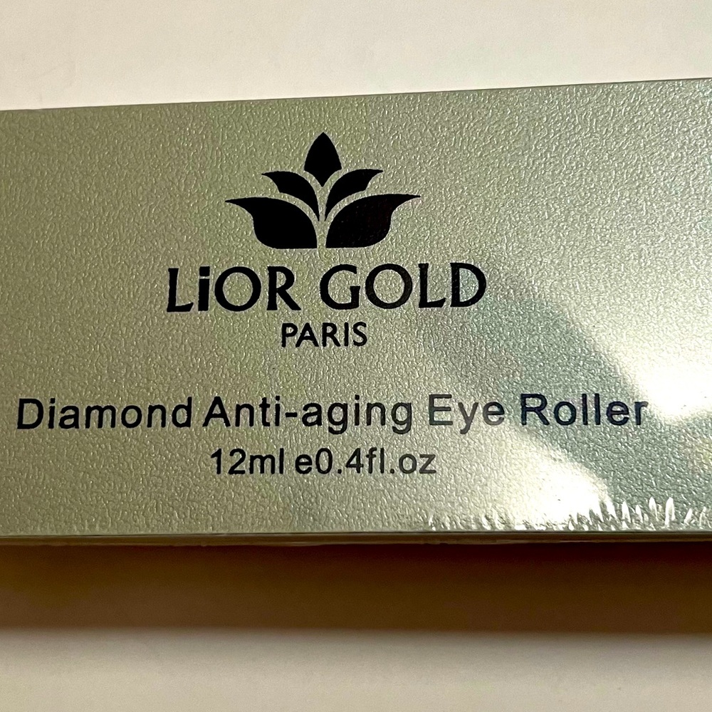 Lior Gold Paris Diamond Anti-Aging Eye Roller (sealed new)